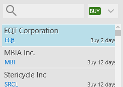 Stock trading software