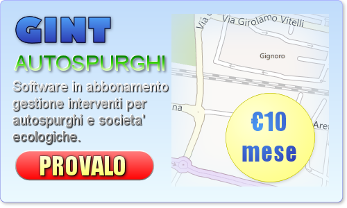 gestione appuntamenti squadre con mappe via web